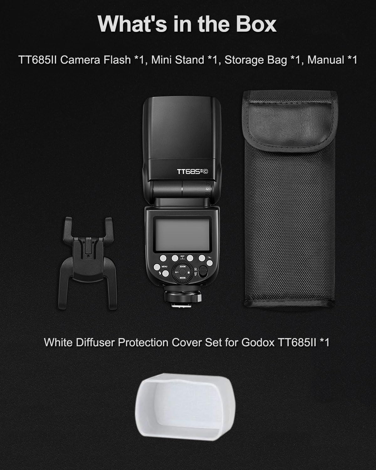 Amazon.com : Godox TT685II-N Thinklite TTL Camera Flash for Nikon